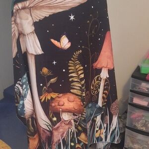 Whimsacal Mushroom, Butterfly, And Frog Wall Hanging.